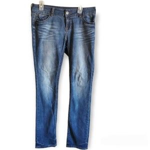 BUFFALO Davidbitton low rise stretch jazz straight leg medium wash jeans Size 31